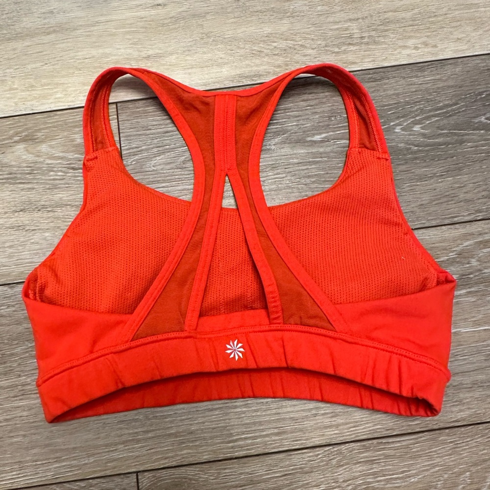 Athleta Contender Orange Sports Bra